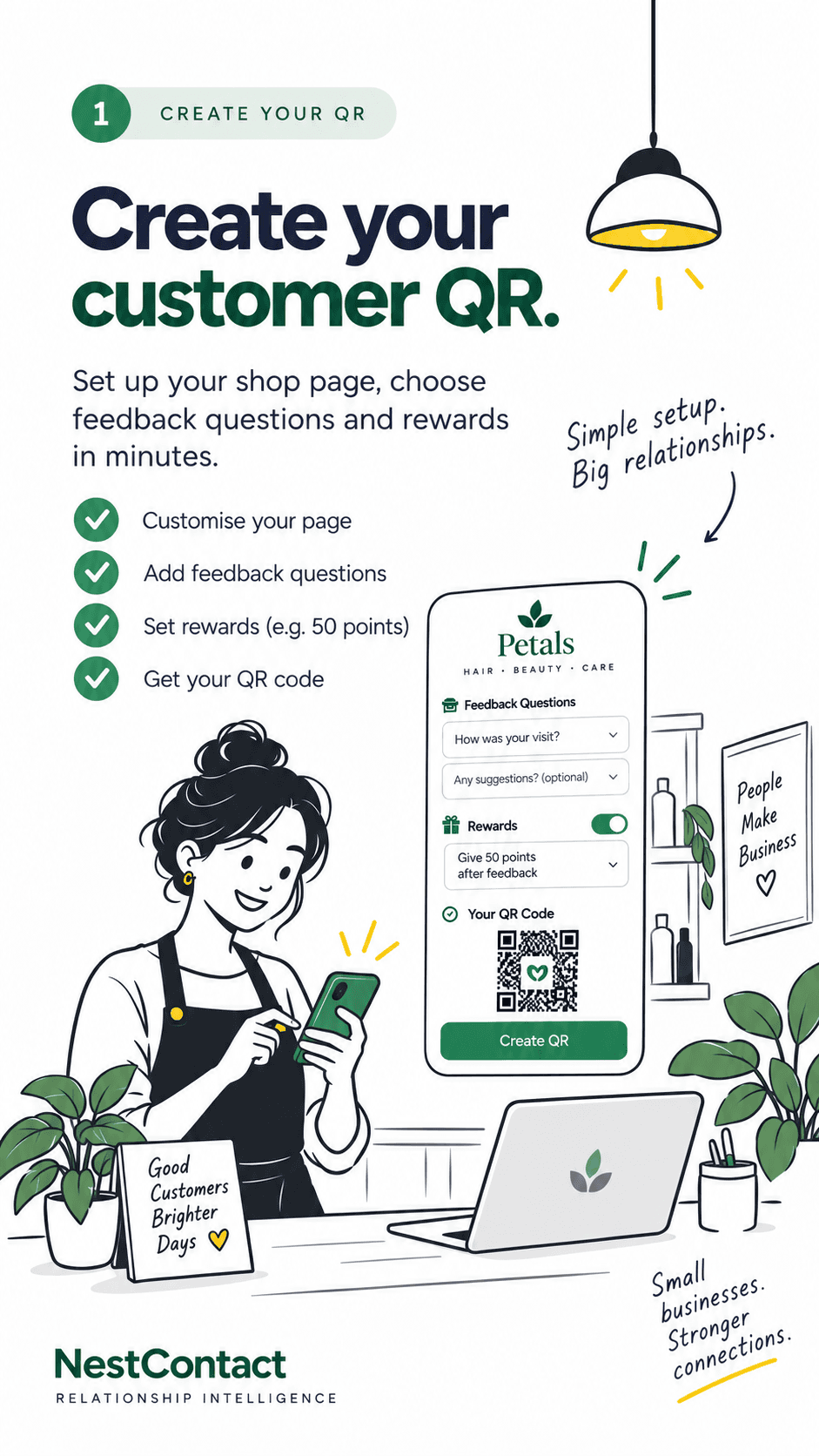 Step 1: Create your customer QR