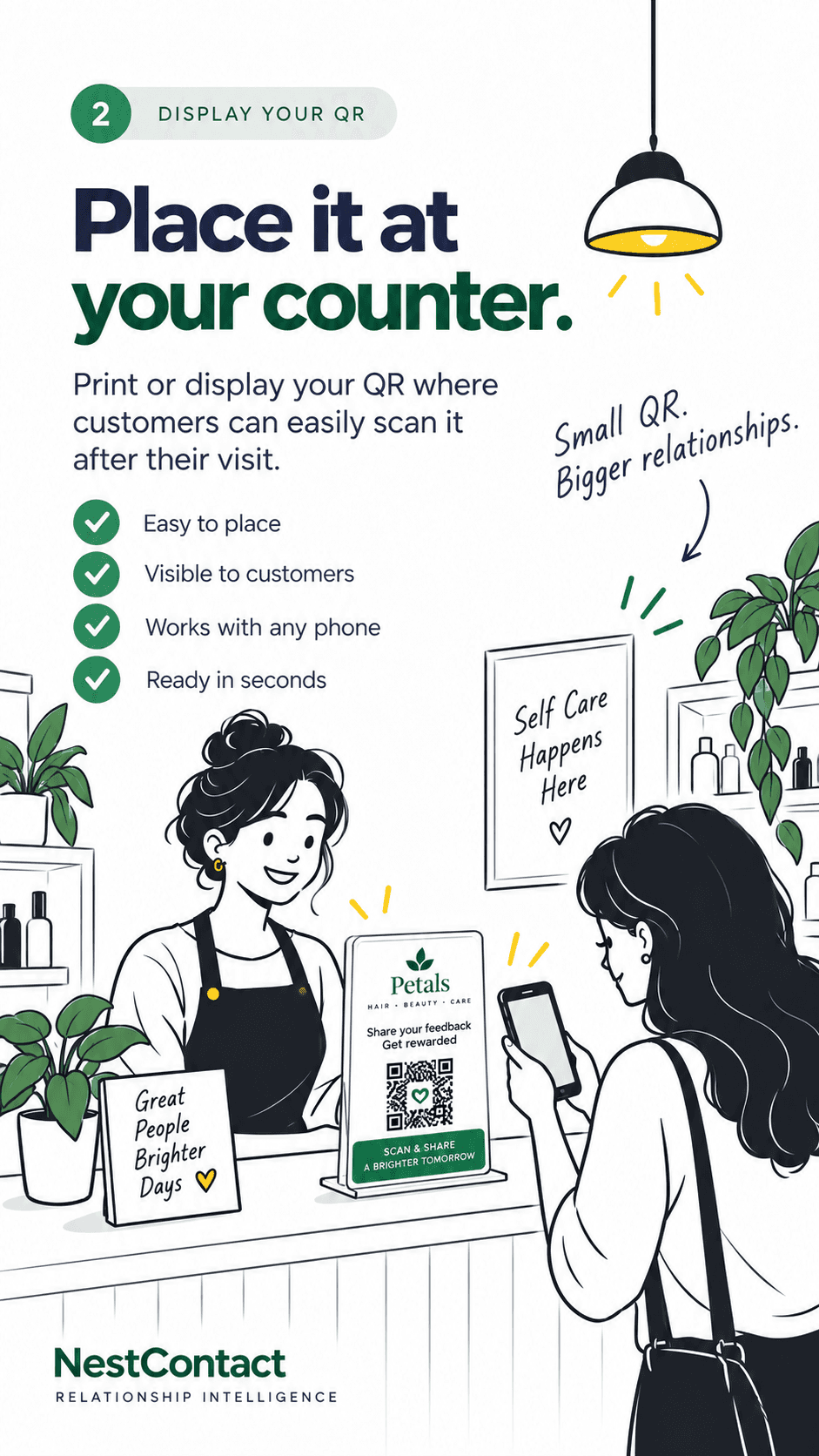 Step 2: Let customers scan