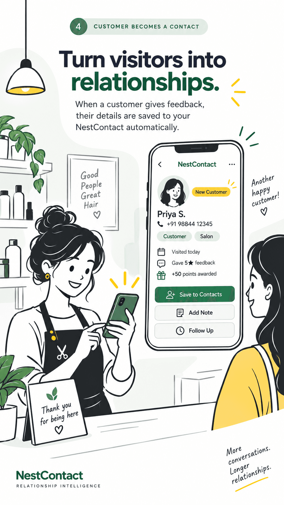 Step 4: Save every customer