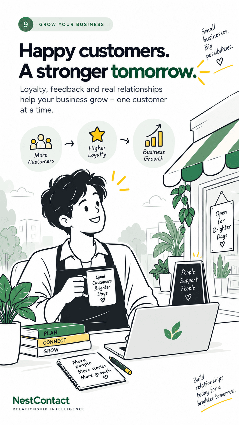 Step 9: Grow through stronger relationships